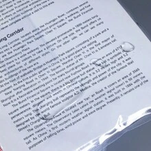 5入組a4防水拉鍊袋,大容量、簡約風格,適用於學生、文件、檔案、考試、拉鍊收納袋 - 彩色 - 查看 3