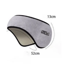 女款寒冬戶外風防毛絨耳罩眼罩,具有隔音和防眩光功能 - 灰色 - 查看 4