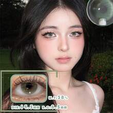 2pcs/Year Colored Contact Lenses For Mixed-Blood, Daily Use - Spanish Mint - View 2