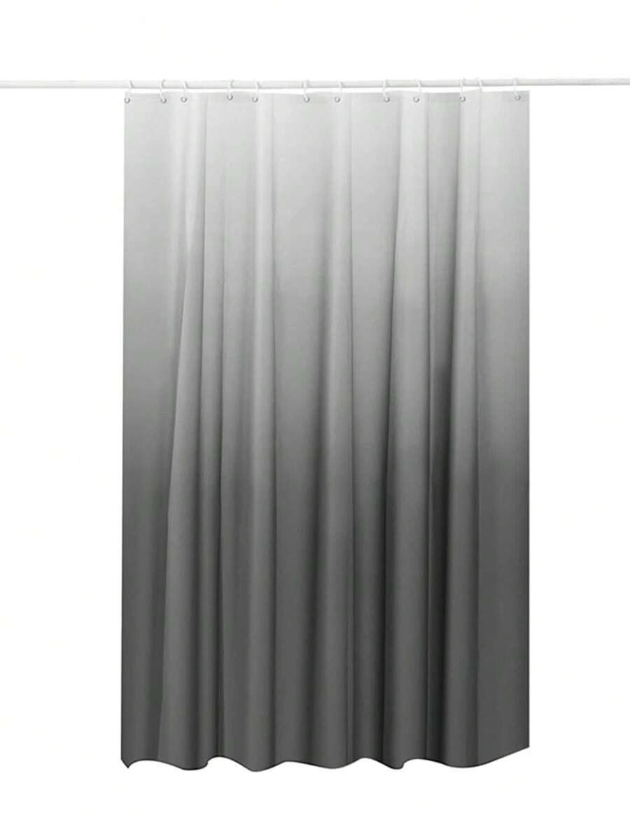 1pc Peva Grey Ombre Shower Curtain SHEIN USA