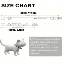 1pc Polyester Fiber Leopard Print Bell Collar, Adjustable Size, For Pet (Cat/Dog) Neck Decor With Bell - Purple - View 2