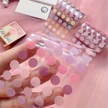 Đầy màu sắc Tròn Chấm Hình dán , Thích hợp Đối với Làm sổ lưu niệm Và Tạp chí Đồ trang trí - hình dạng - Xem 5