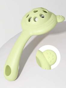 1pc Random Color & Style Baby Rattle With Teether, Cute Bunny Sand Hammer Infant Training Toy With Grasping Handle & Sound Maker - Multicolor - View 6