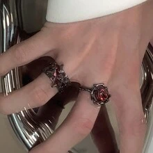 1個中性紅色開環戒指 - 荊棘款 - 查看 4