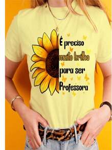 Women T-Shirts - Màu vàng - Xem 2
