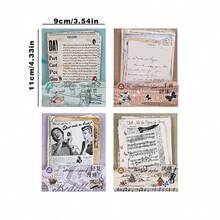 一包24張貼紙,復古風格裝飾行李,滑板車,筆記本,手機,平板電腦,杯子,信封,賀卡材料,貼紙 - 彩色 - 查看 2