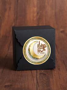 48pcs Ramadan Moon & Star Stickers, Round Seal Labels, Adhesive Stickers For Eid Al-Fitr, Ramadan Celebration - Multicolor - View 6