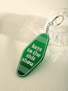 1 件展示鑰匙復古汽車旅館鑰匙扣有趣搞笑禮物創意同事閨蜜男朋友女朋友勵志新奇爸爸禮物汽車鑰匙扣 - 綠色 - 查看 4