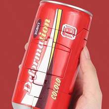 1入組[隨機顏色]可樂罐機器人武士創意玩具模型收藏品,適合男孩生日禮物,受歡迎 - 彩色 - 查看 4