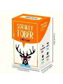 1盒'sotally Tober'酒牌桌遊,適用於派對飲酒,家庭聚會,有趣的紙牌遊戲,派對桌遊,假日遊戲 - 彩色 - 查看 10