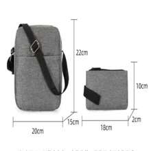 3pcs Men Zip Front Laptop Backpack Set With Pen Bag USB Bookbag Set College Bag Set High School Students Graduate Students University Freshman Sophomore For Commute, Outdoors, Hiking Travel - 灰色 - 查看 3