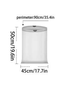 1入重型拉繩垃圾袋,每包5卷,手提式一次性垃圾袋,適用於家用、宿舍,顏色隨機 - 彩色 - 查看 2