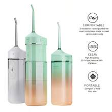 2023  Upgraded Cordless Dental Teeth Irrigation, IPX7 Waterproof Oral Irrigator, Rechargeable Portable Water Flosser - Mint Green - View 8