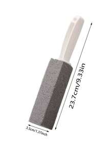 1件装浮石马桶清洁刷马桶刷座圈马桶污渍浴室无痕塑料刷黄色水垢强力浮石刷浴室装饰