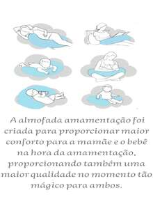 Pregnancy & Nursing Pillows - Màu xanh nhạt - Xem 5