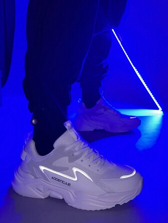 Men's Autumn/Winter New Casual Chunky Sneakers, Internal Heighten Increase, Student Shoes, Fashion Versatile Sneakers