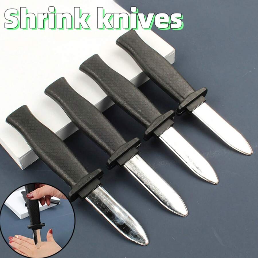 1pc Prank Realistic Retractable Knife, April Fools' Day Practical Joke