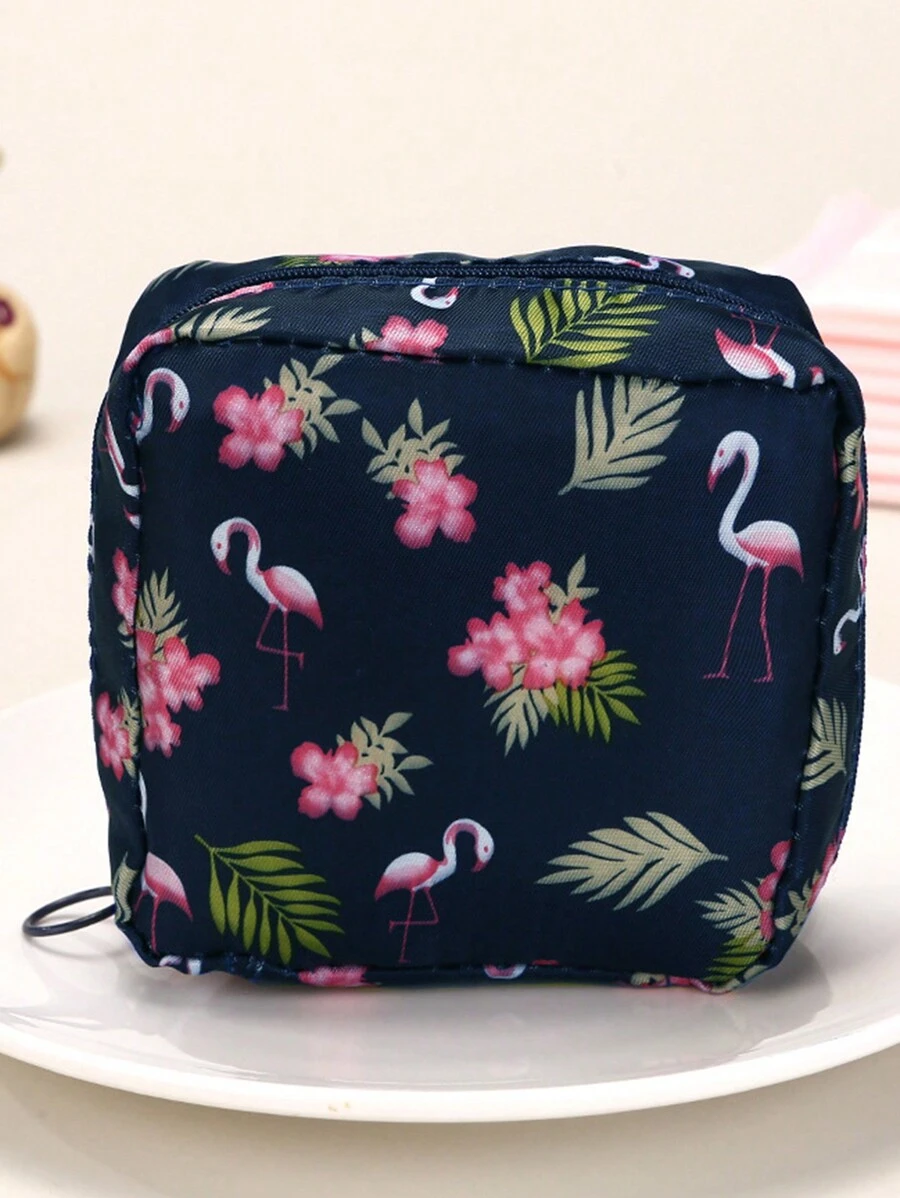 1pc Stylish And Practical Multi-Function Travel Storage Bag - Perfect For Toiletries, Sanitary Napkins, And Makeup! - Black - View 1
