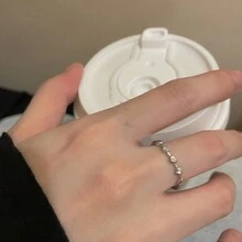 1只心型立體鑲嵌方鋯石蝴蝶戒指 - 蝴蝶款 - 查看 6