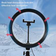 8-Inch Live Fill Light 7.87inch Live Beauty Light Led Ring Fill Light Beauty Light Ring Light - Black - View 6