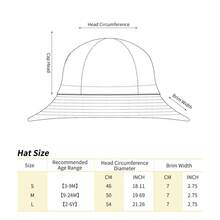 Binomata 可爱碎花蝴蝶结婴儿太阳帽 - 适合春夏季的新鲜花朵设计 - 彩色 - 查看 3