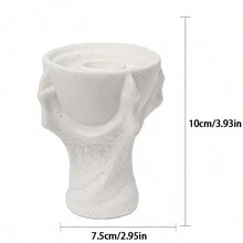 European Modern Style Creative Resin Dragon Claw Candlestick Decoration For Home Romantic Candle Holder - White - View 3