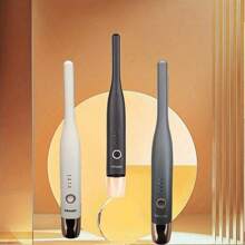 男女通用捲髮器和直髮器兩用直髮器帶電動夾和捲髮棒 - 黑色 - 查看 5