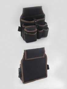 1入組電工工具袋,多功能腰包,電工口袋修復工具收納袋,工具袋組織器,電工修復腰包,工具腰包,多功能工具袋,防水硬件電工工具包配電鑽袋,腰部牛津布扳手螺絲刀工具袋,家用維修工具包