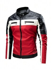 Men's Outdoor Sports Casual Jacket For Autumn And Winter Gym Wear Gym Clothes Men - Red - View 1