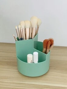 桌上型收納管,適用於化妝刷、眉筆、辦公用品、化妝品收納盒 - 綠色 - 查看 3