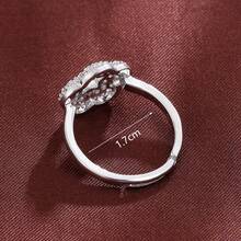 1pc Fashionable Five-Pointed Star Shaped Flower Ring With Zirconia For Women - Ring - View 4