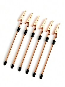 1pc Strong Elastic Metal Crocodile Memo Clip, Multi-Purpose Assistant For Wearing Bracelet & Jewelry, Tools For Men