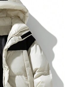 Jaqueta Masculina Patchwork Dupla Cor - Damasco - Visão 4