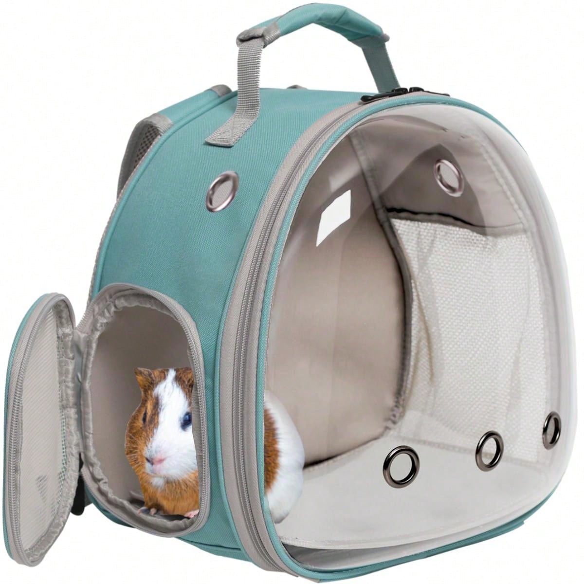 1pc Guinea Pig Backpack Carrier, Space Capsule Astronaut Clear Bubble
