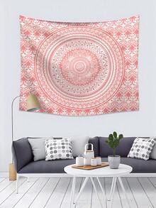 1 件莲花图案壁挂布装饰 - 彩色 - 查看 3