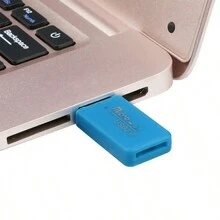 Miniature Portable Card Reader: High-Speed USB2.0 For Mobile Phone Memory Cards - Perfect Gift For Birthdays, Easter, President's Day, And More! - Black-USB2.0 - View 3
