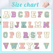 2pcs Ladies Golden Edge 4 Colors English Letters Hot Melt Glue Ironing Wool Embroidery Patches Decorate Bags And Clothes