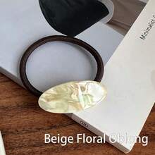 1pc Women's Colorful Elastic Hair Tie With Acetate Ball Detail, Suitable For Different Occasions - Multicolor - View 10