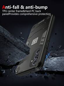 父親節男士手機殼套裝，包括防摔手機殼、吸盤車用手機殼，手工製作，適用於iPhone 11/12/13/14/15 Pro Max和三星、OPPO、Vivo、小米、紅米Note 11/12 Pro等型號 - 黑色 - 查看 5