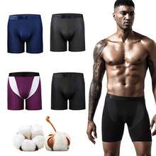 Boxer Deportivo Body Para Hombre Transpirable 100% Algodon - Gris - Ver 1