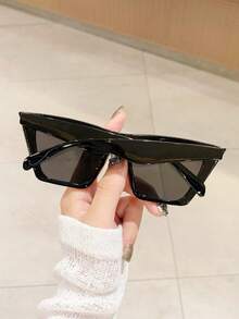 Unisex Cat Eye Beach Fashion Glasses, Fashionable Full Frame Suitable For Daily Decoration And Matching - Multicolor - View 8