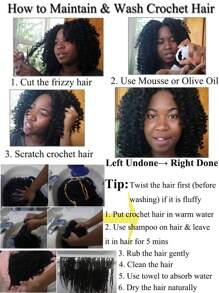 إكسسوارات شعر أومبير T1B/30/27 ذو تموجات أفرو كينكي حزم شعر بالجملة مفصولة مسبقًا لتمديد ضفائر مارلي كروشيه للنساء ضفائر تمويج مستعارة