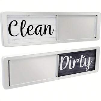 1pc Dishwasher Magnet Clean Dirty Sign, Clean Dirty Magnet For Dishwasher Universal Dirty Clean Dishwasher Magnet Indicator For Kitchen Organization