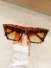 Unisex Cat Eye Beach Fashion Glasses, Fashionable Full Frame Suitable For Daily Decoration And Matching - Multicolor - View 14