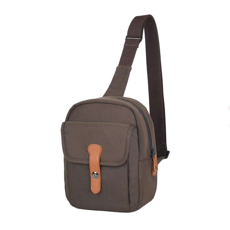 Besnfoto Camera Bag Small DSLR Sling Bag Backpack For Photographer Waterproof Camera Shoulder Bag Purse Compact For Street - Coffee Brown - View 1