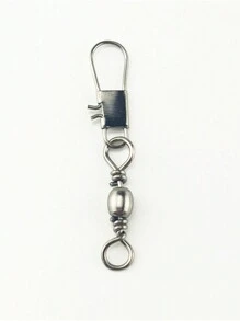 50 Peças Conector de Encaixe Tipo B, Argola Giratória em Forma de 8 para Pesca, Girador de Mudança Rápida para Iscas para Acessórios de Vara de Pescar
