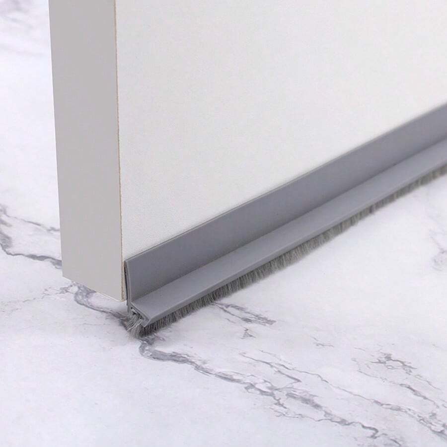 1pc Door Bottom Dustproof Seal Strip - Grey - View 1