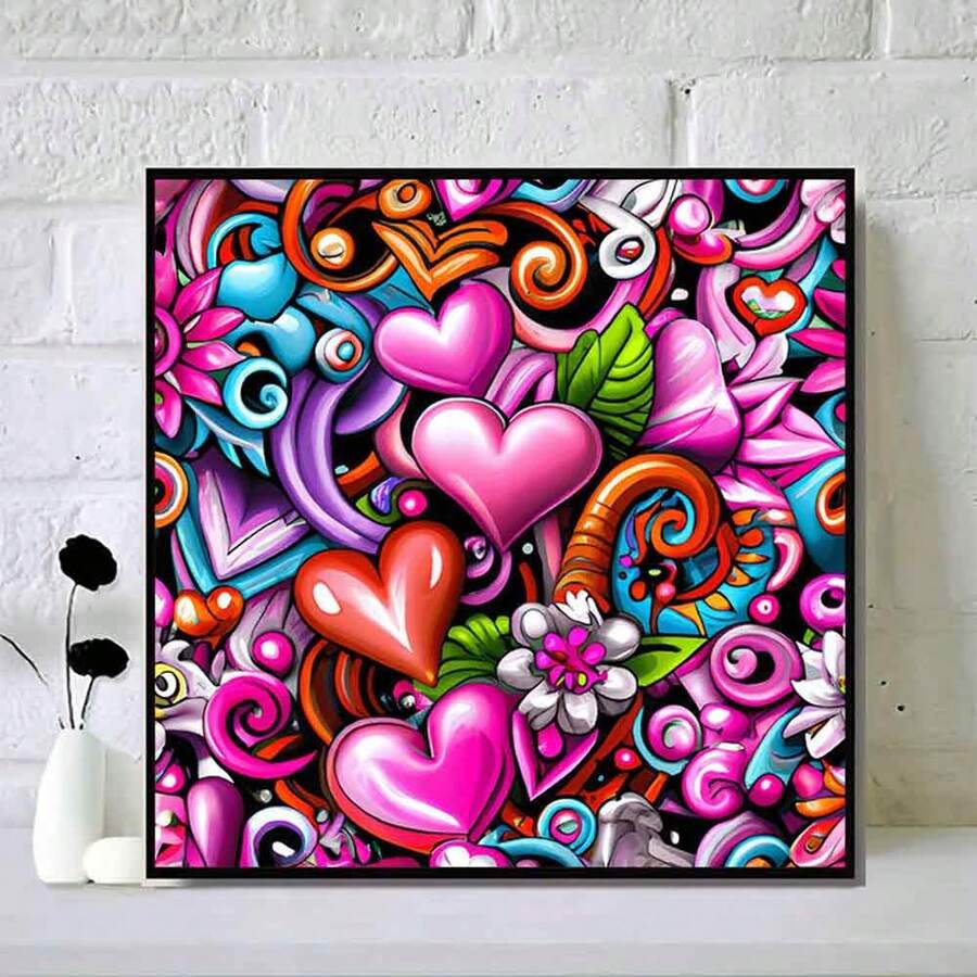 1pc Diamond Painting Artificial Diamond Art Kit, For Adults And