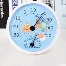 掛壁式高精度溫度計,適用於室內使用 - 黃色 - 查看 5