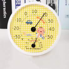 掛壁式高精度溫度計,適用於室內使用 - 黃色 - 查看 1